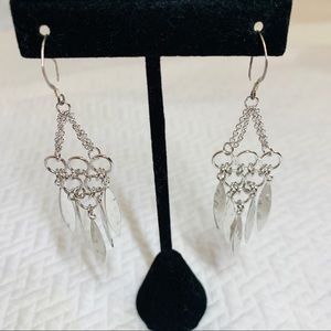 Sterling Silver Chandelier Earrings .925